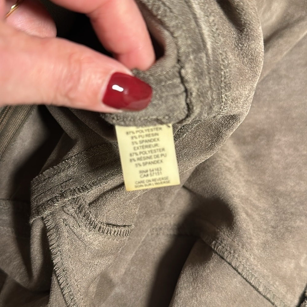 Ivanka Trump Gray Suede Dress Size 10 - Picture 8 of 9